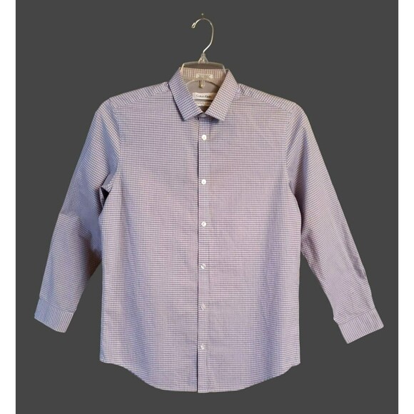 Calvin Klein Infinite Cool Men's Long Sleeve Woven Shirt  Non-Iron Bottom Up S/P - Picture 4 of 14